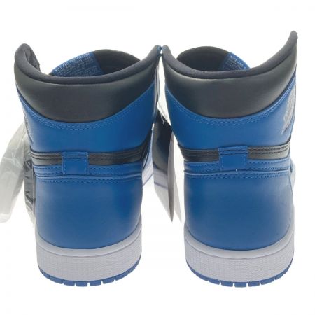  NIKE ナイキ エア ジョーダン 1 レトロ ハイ OG スニーカー 28.5cm メンズ 箱付き 555088-404 ブラック×ブルー