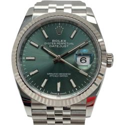 ☆☆ ROLEX ロレックス デイトジャスト36 126234/741515S2 ミントグリーン 自動巻き メンズ 腕時計 箱・ギャランティカード有 Aランク
