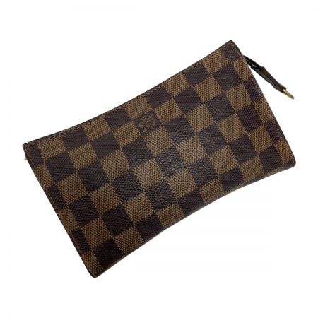 中古】 LOUIS VUITTON ルイヴィトン ダミエ マレ ポーチのみ N42240