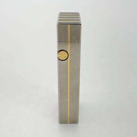  dunhill ダンヒル ゴールドストライプ4本 シルバー ガスライター