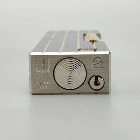  dunhill ダンヒル ゴールドストライプ4本 シルバー ガスライター