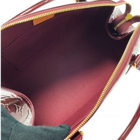  LOUIS VUITTON ルイヴィトン ヴェルニ シャーウッドPM M91492 ルージュフォーヴィスト ハンドバッグ 布袋有