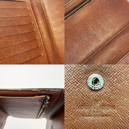  LOUIS VUITTON ルイヴィトン ポシェットパスポール M60135 モノグラム 三つ折り財布 ユニセックス