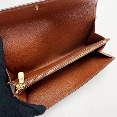 中古】 LOUIS VUITTON ルイヴィトン ポルト モネ クレディ M61725