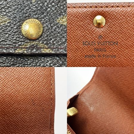 中古】 LOUIS VUITTON ルイヴィトン ポルト モネ クレディ M61725