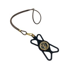  LOUIS VUITTON ルイヴィトン フォンホルダー・ルイーズ M68382 ネックストラップ スマホホルダー 布袋有 Aランク