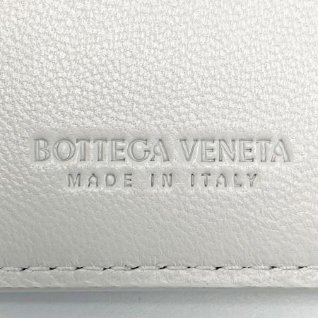  BOTTEGA VENETA ボッテガヴェネタ カセット ホワイト コインケース カードケース レザー レディース 布袋有
