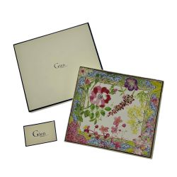 ☆☆ Gien FRANCE ジアン ミルフルール スクエアプレート 1643CCCA Aランク