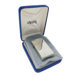 ☆☆ ZIPPO ジッポ ライター 1999年製 スターリングシルバー スリム ケース有 STERLING Bランク