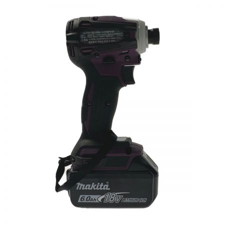  MAKITA マキタ 《 充電式インパクトドライバ 》オーセンティックパープル / 18V / 6.0Ah / TD172DGX パープル