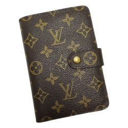 ☆☆ LOUIS VUITTON ルイヴィトン モノグラム ポルト・パピエジップ M61207 ブラウン 2つ折り財布 ユニセックス 証明書ケース付 Bランク
