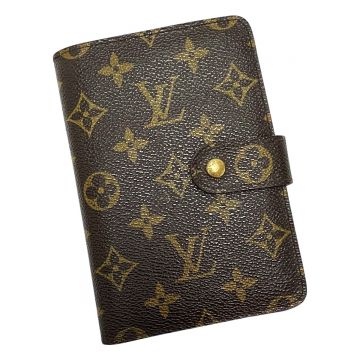 LOUIS VUITTON ルイヴィトン モノグラム ポルト・パピエジップ M61207 ブラウン 2つ折り財布 ユニセックス  証明書ケース付｜中古｜なんでもリサイクルビッグバン