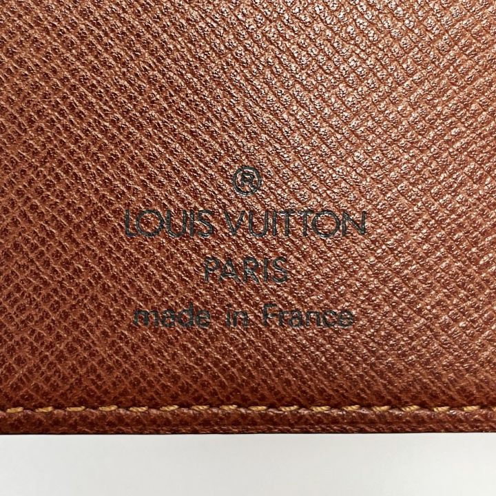 中古】 LOUIS VUITTON ルイヴィトン モノグラム ポルト・パピエジップ ...