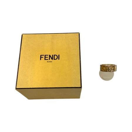  FENDI フェンディ  FF ロゴ エフ イズ リング 指輪 M 8AG796  ゴールド 現状渡し