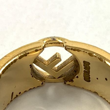  FENDI フェンディ  FF ロゴ エフ イズ リング 指輪 M 8AG796  ゴールド 現状渡し