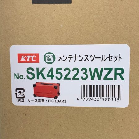  KTC ケーティーシー 工具セット《 両開きスタンダードセット 》レッド / SK45223WZR