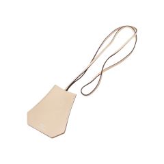  HERMES エルメス キーリング クロシェット レザー T刻印 AM012UH ピンク シルバー金具 Bランク
