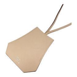 ☆☆ HERMES エルメス クロシェット T刻印 AM012UH ピンク シルバー金具  レザー キーリング Cランク