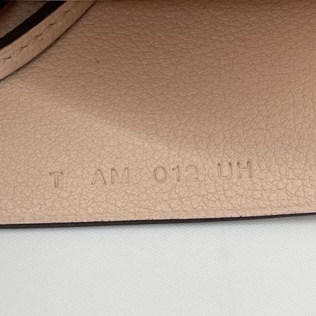  HERMES エルメス キーリング クロシェット レザー T刻印 AM012UH ピンク シルバー金具