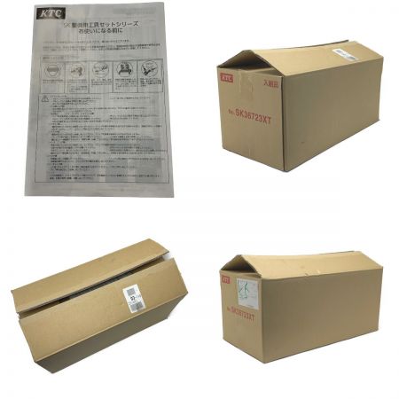  KTC ケーティーシー  KTC 京都機械工具《 スタンダードセット 》ケース無し / SK36723XT レッド