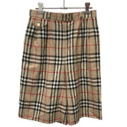 ☆☆ Burberrys バーバリーズ 膝丈 ショートパンツ サイズ 9AR レディース カーキ Bランク