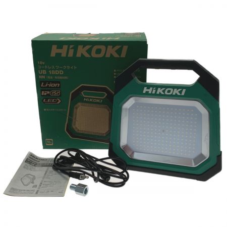  HiKOKI ハイコーキ 《 コードレスワークライト 》バッテリ・充電器別売 / UB 18DD グリーン