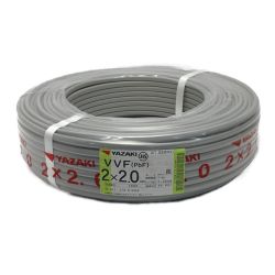 ☆☆  YAZAKI 矢崎《 VVFケーブル 平形 》100m巻 / 灰色 / VVF2×2.0 / 1033 Sランク