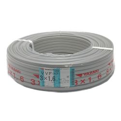 ☆☆  YAZAKI 矢崎《 VVFケーブル 平形 》100m巻 / 灰色 / VVF3×1.6 / 1603 3x1.6 Sランク