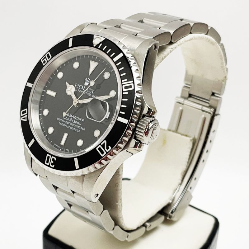 ☆☆ROLEX ロレックス サブマリーナデイト 16610 自動巻き ブラック文字盤 腕時計 メンズ