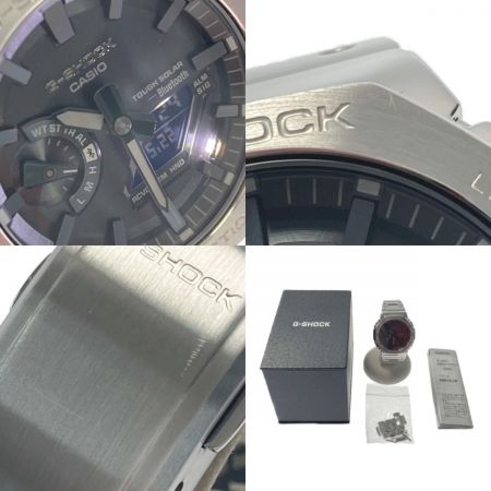  CASIO カシオ フルメタル アナデジ Bluetooth GM-B2100D-1AJF ソーラー メンズ 腕時計 箱・取説有