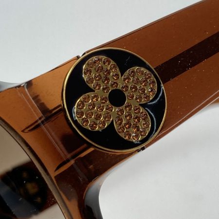  LOUIS VUITTON ルイヴィトン ウルスラ ストラス 62□15 Z0135E ブラウン サングラス ケース・布袋有