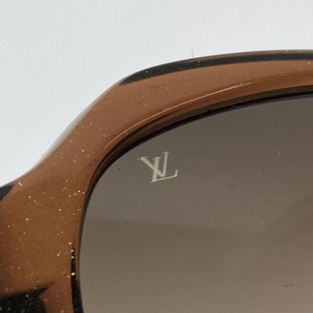 LOUIS VUITTON ルイヴィトン ウルスラ ストラス 62□15 Z0135E ブラウン サングラス ケース・布袋有