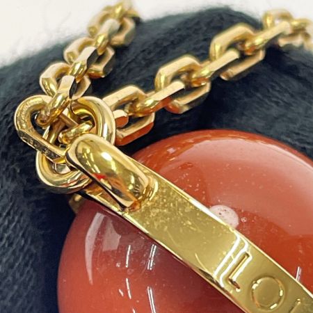  LOUIS VUITTON ルイヴィトン パンダンティフ マグネティック ペンダント ネックレス  M66407 ゴールド×ブラック×ブラウン レディース