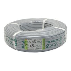☆☆ YAZAKI 矢崎《 ソフトEM 600V EEF/F 》ケーブル / 灰 /  2×2.0 / 0127 Sランク