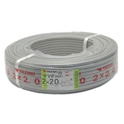 ☆☆ YAZAKI 矢崎《 VVFケーブル 平形 》100m巻 / 灰色 / VVF2×2.0 / 1090 Sランク