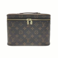 ☆☆ LOUIS VUITTON ルイヴィトン モノグラム ニースBB M42265 バニティバッグ コスメバッグ Aランク