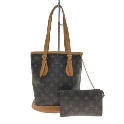 ☆☆ LOUIS VUITTON ルイヴィトン モノグラム プチ・バケット M42238 トートバッグ ショルダーバッグ Cランク