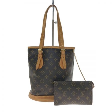  LOUIS VUITTON ルイヴィトン モノグラム プチ・バケット M42238 トートバッグ ショルダーバッグ