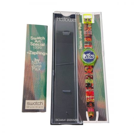  SWATCH スウォッチ ミュージコール Nam June Paik 限定30000本 クォーツ メンズ 腕時計 箱有 MusiCall