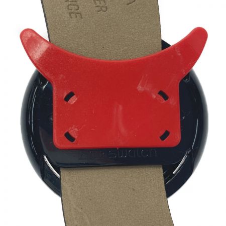  SWATCH スウォッチ HOT STUFF ハロウィン スペシャル クォーツ メンズ 腕時計 ジャンク 箱有