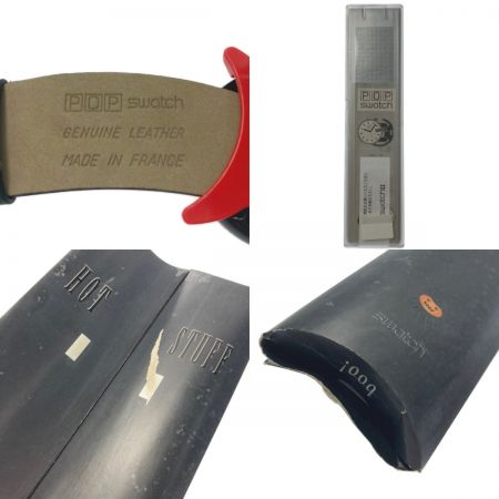  SWATCH スウォッチ HOT STUFF ハロウィン スペシャル クォーツ メンズ 腕時計 ジャンク 箱有