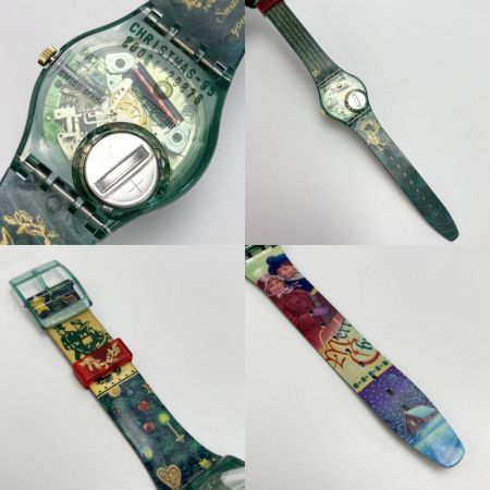 SWATCH スウォッチ マジックスペル 1995年 クリスマス限定モデル クォーツ 腕時計 箱有 THE MAGIC SPELL