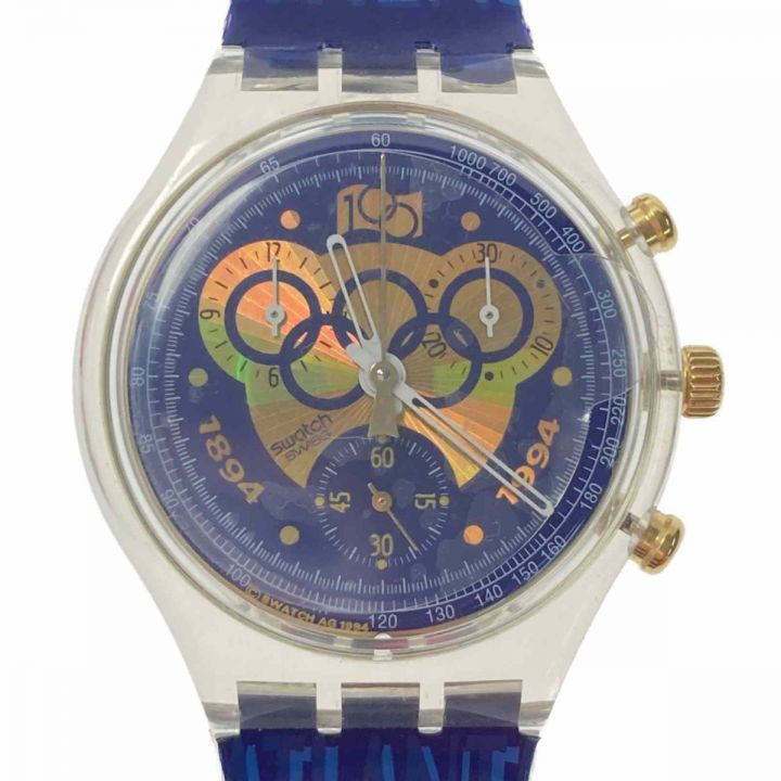 中古】 SWATCH スウォッチ オリンピック100周年記念限定 1894-1994 