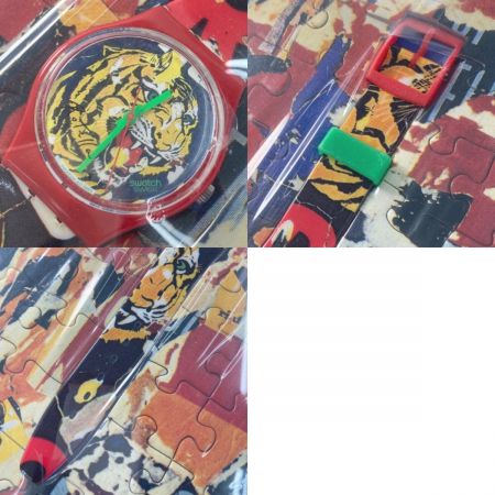  SWATCH スウォッチ ミモ・ロテラ マリリンモンロー＆ベンガルタイガー クォーツ 腕時計 Mimmo Rotella