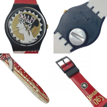  SWATCH スウォッチ RAVAGE ナポレオン ジョセフィーヌ クォーツ メンズ 腕時計 箱有 ジャンク