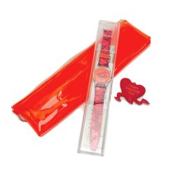 ☆☆ SWATCH スウォッチ バレンタイン特別パッケージ GK237 クォーツ 腕時計 ケース有 Happy Valentine Day Dランク
