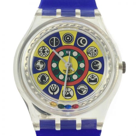  SWATCH スウォッチ オラコロ クォーツ メンズ 腕時計 箱有 ORACOLO ジャンク