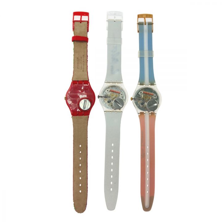 SWATCH スウォッチ 100YEARS OF CINEMA 1895-1995 映画100周年記念 3本セット クォーツ 腕時計  箱有｜中古｜なんでもリサイクルビッグバン