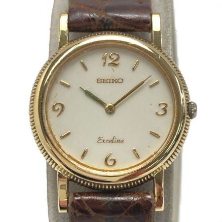 SEIKO セイコー エクセリーヌ 18KT K18 2N20-0100 クォーツ レディース 腕時計 Exceline ｜中古｜なんでもリサイクルビッグバン