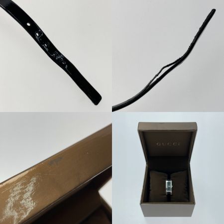  GUCCI グッチ スクエアフェイス 3900L ブラック文字盤 クォーツ レディース 腕時計 箱有